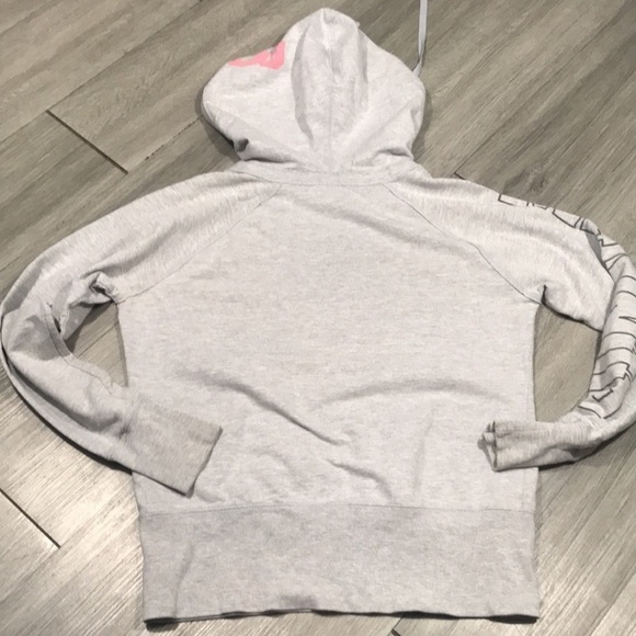 Disney Parks Minnie Mouse Gray Screen Pink French Terry Pullover Hoodie size M - Picture 9 of 10